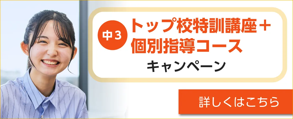 トップ校特訓講座+個別指導コースキャンペーン